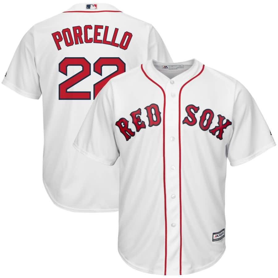 Rick Porcello Boston Red Sox Majestic Home Cool Base Replica Player Jersey - White