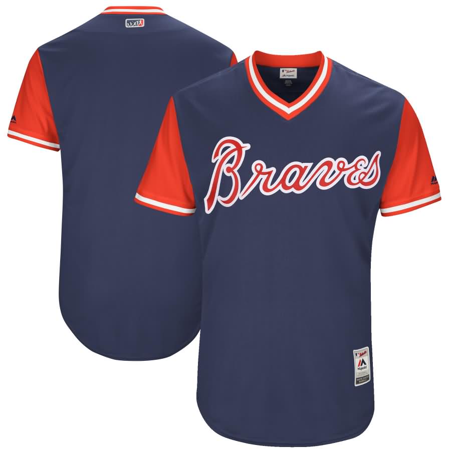 Atlanta Braves Majestic 2017 Players Weekend Authentic Team Jersey - Navy