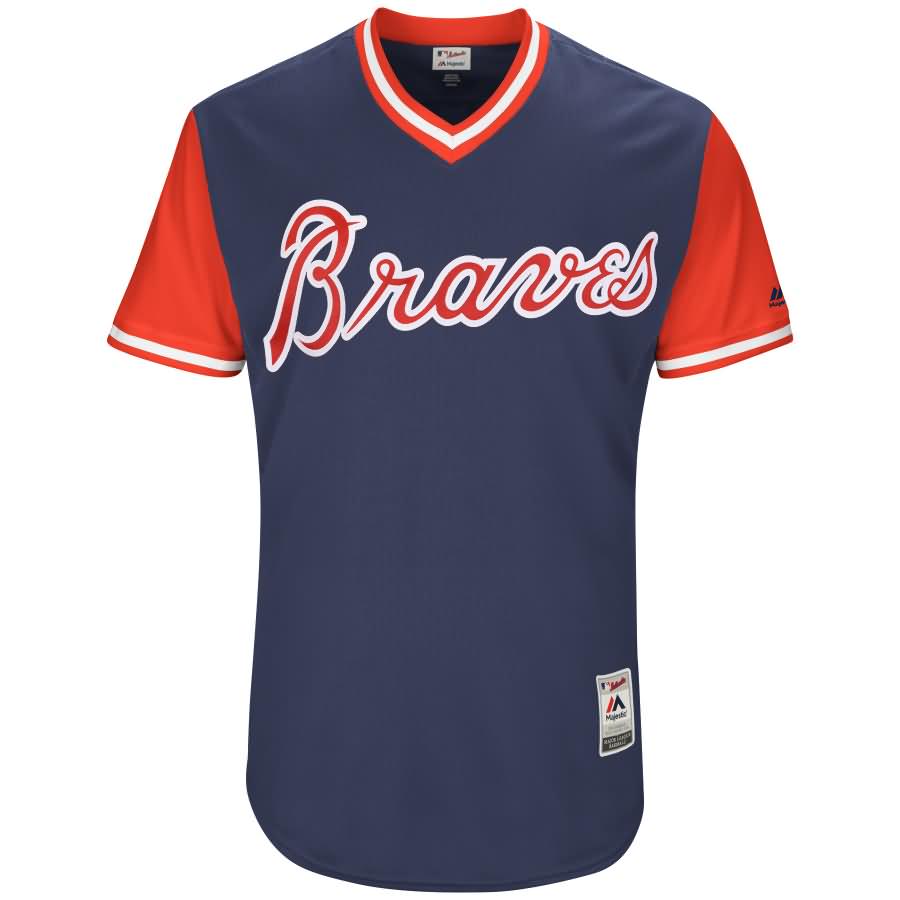 Atlanta Braves Majestic 2017 Players Weekend Authentic Team Jersey - Navy