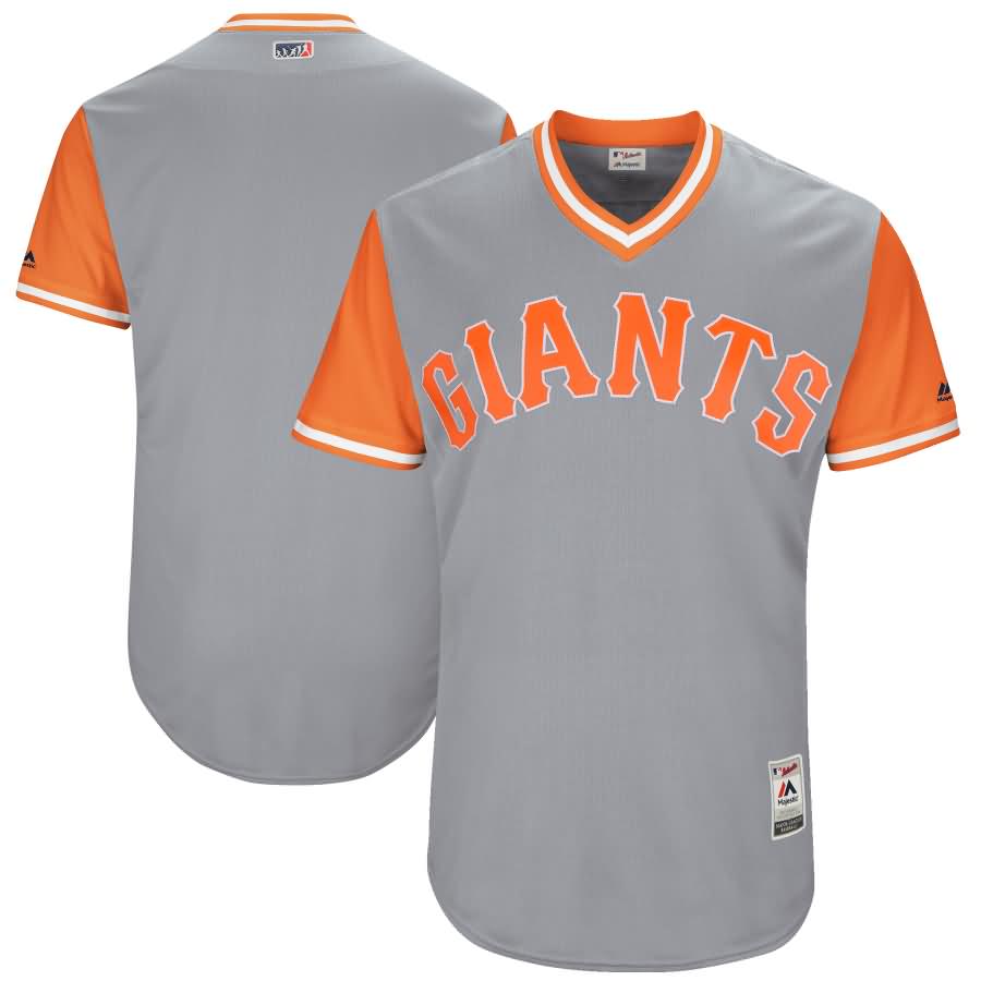 San Francisco Giants Majestic 2017 Players Weekend Authentic Team Jersey - Gray