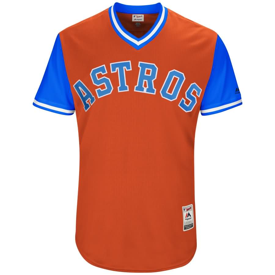 Houston Astros Majestic 2017 Players Weekend Authentic Team Jersey - Orange