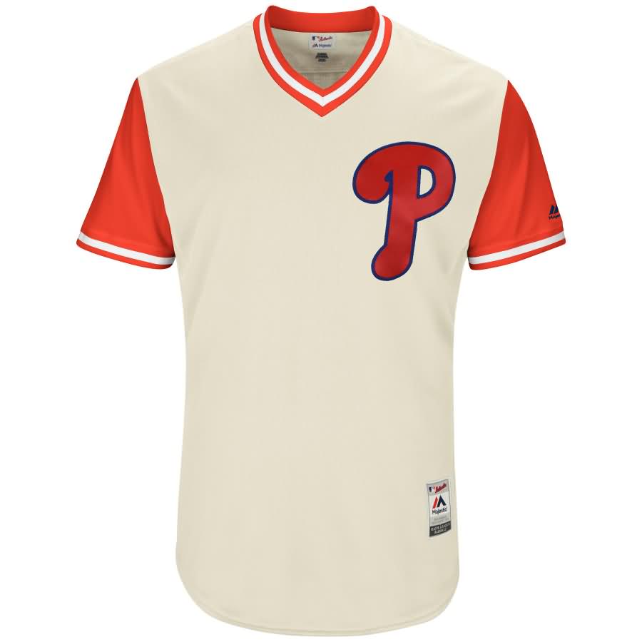 Philadelphia Phillies Majestic 2017 Players Weekend Authentic Team Jersey - Tan