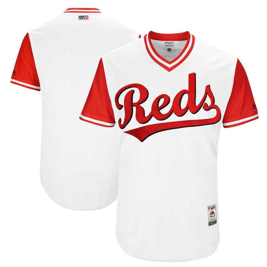 Cincinnati Reds Majestic 2017 Players Weekend Authentic Team Jersey - White