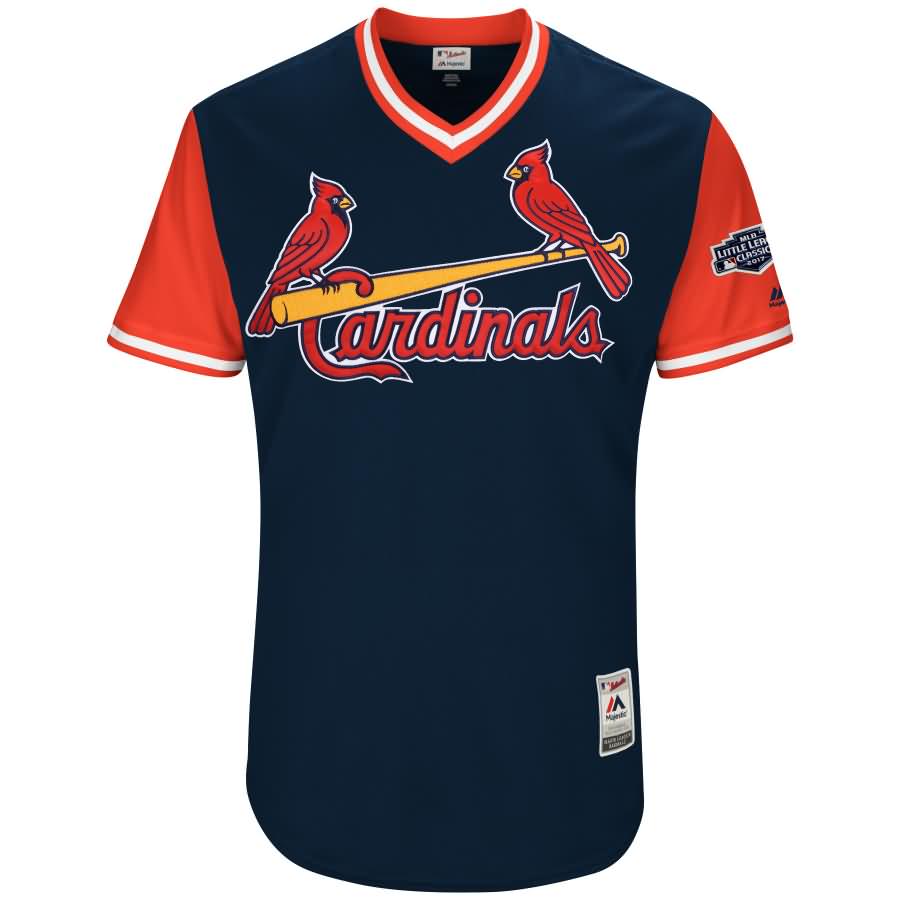 Yadier Molina "Yadi" St. Louis Cardinals Majestic 2017 Players Weekend Authentic Jersey - Navy