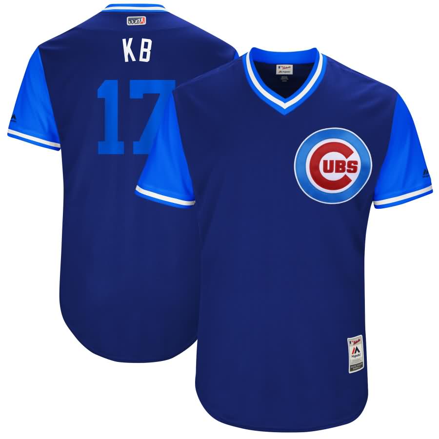 Kris Bryant "KB" Chicago Cubs Majestic 2017 Little League World Series Authentic Players Weekend Classic Jersey - Royal/Light Blue