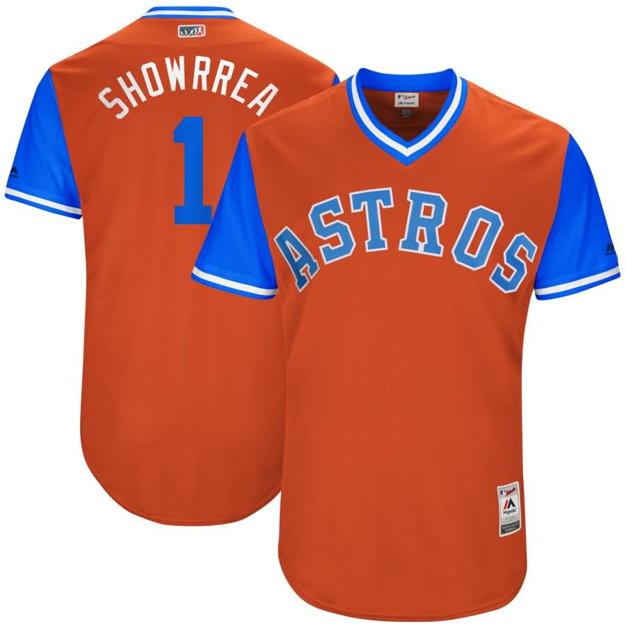 Carlos Correa "Showrrea" Houston Astros Majestic 2017 Players Weekend Authentic Jersey - Orange