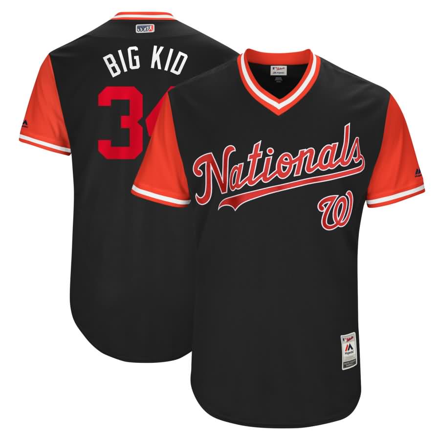 Bryce Harper "Big Kid" Washington Nationals Majestic 2017 Players Weekend Authentic Jersey - Navy