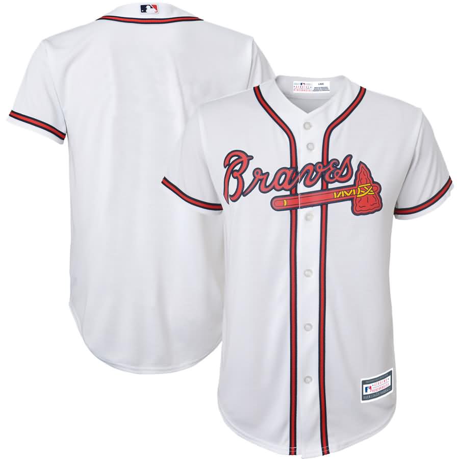 Atlanta Braves Youth Home Replica Team Jersey - White