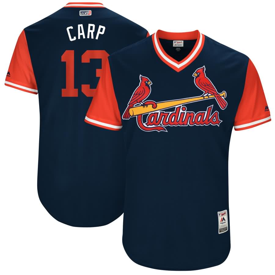 Matt Carpenter "Carp" St. Louis Cardinals Majestic 2017 Players Weekend Authentic Jersey - Navy