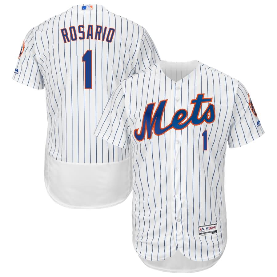 Amed Rosario New York Mets Majestic Flex Base Authentic Collection Player Jersey - White