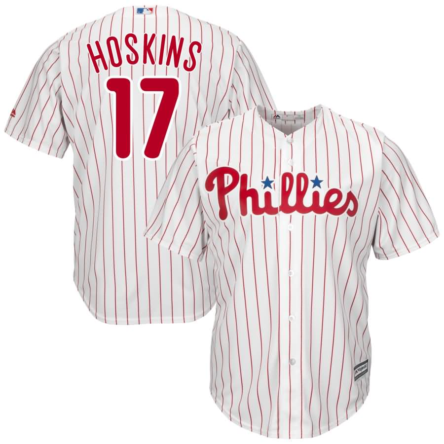 Rhys Hoskins Philadelphia Phillies Majestic Cool Base Player Jersey - White