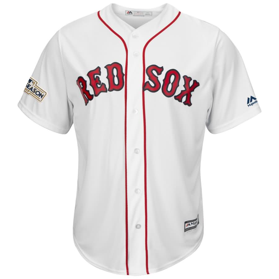 Andrew Benintendi Boston Red Sox Majestic 2017 Postseason Cool Base Player Jersey - White