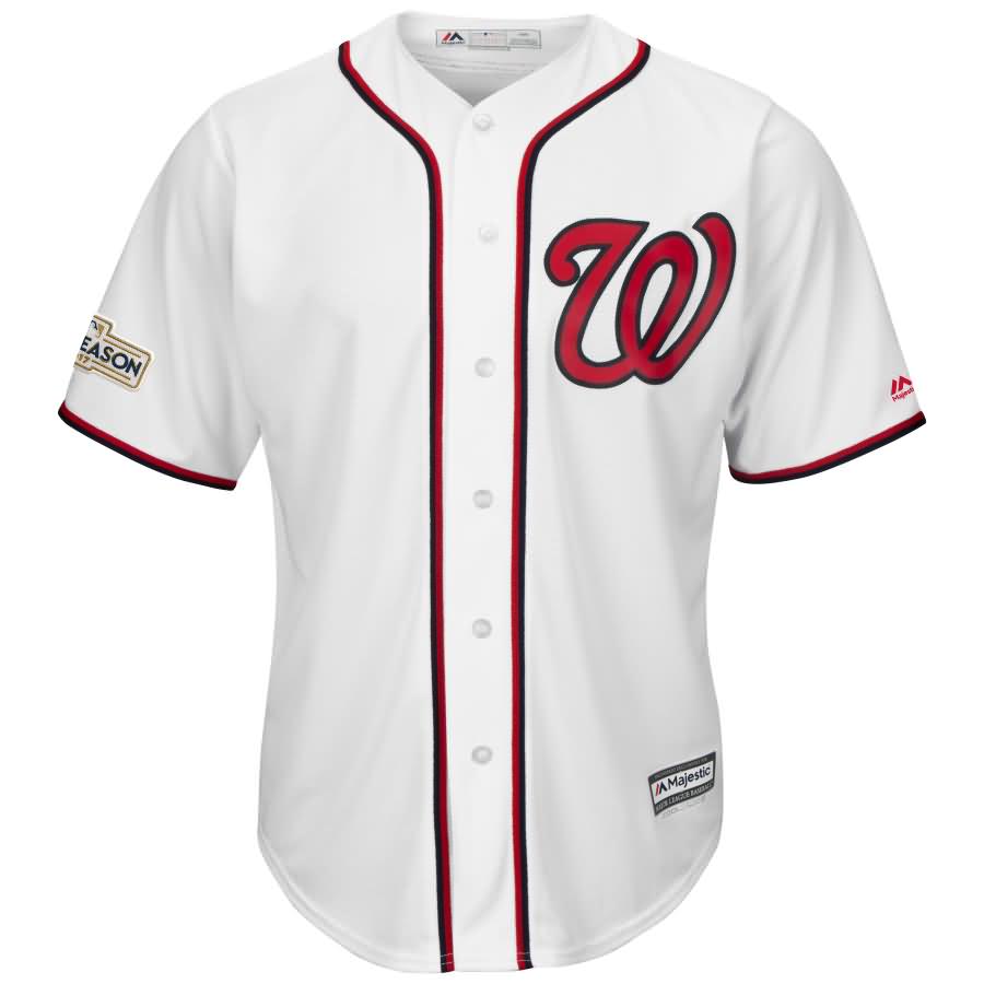 Bryce Harper Washington Nationals Majestic 2017 Postseason Cool Base Player Jersey - White