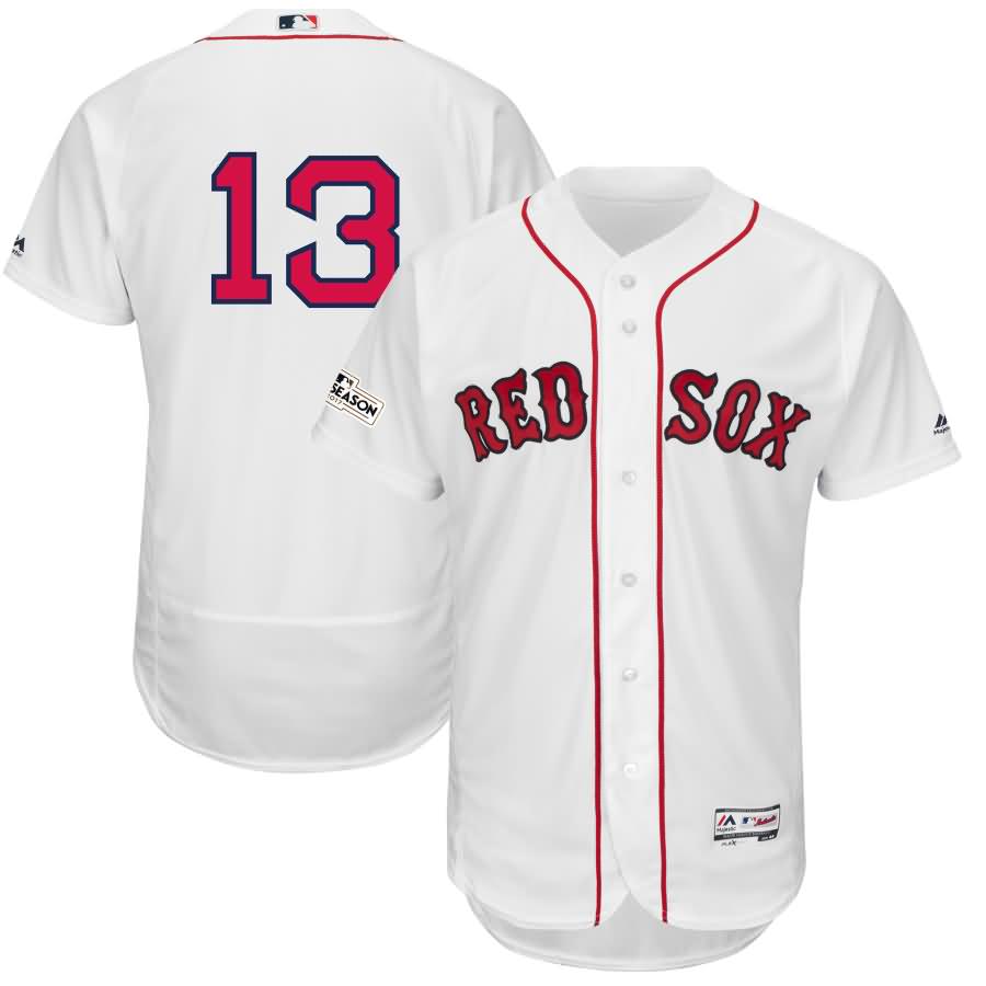 Hanley Ramirez Boston Red Sox Majestic 2017 Postseason Flex Base Player Jersey - White