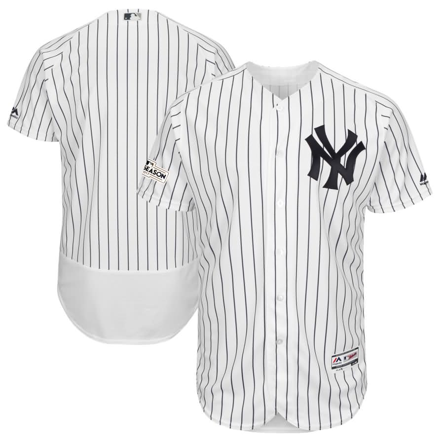 New York Yankees Majestic 2017 Postseason Flex Base Team Jersey - White