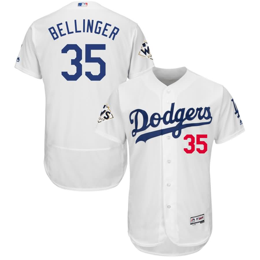 Cody Bellinger Los Angeles Dodgers Majestic 2017 World Series Bound Flex Base Player Jersey - White