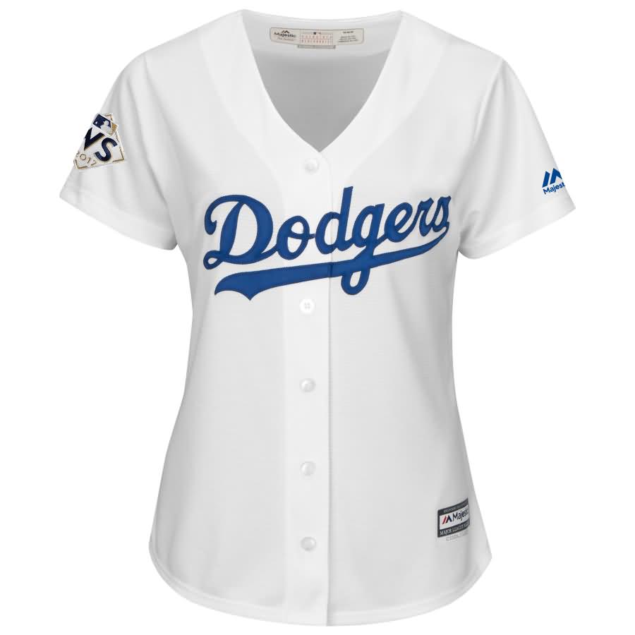 Corey Seager Los Angeles Dodgers Majestic Women's 2017 World Series Bound Cool Base Player Jersey - White