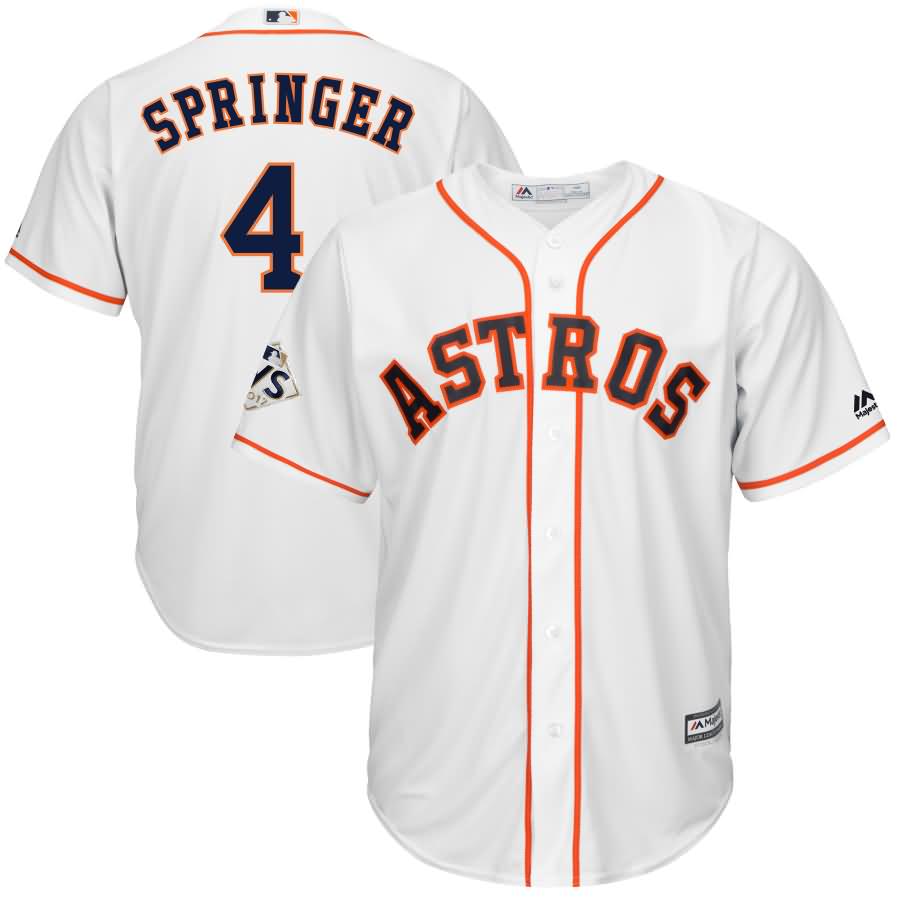 George Springer Houston Astros Majestic 2017 World Series Bound Cool Base Player Jersey - White