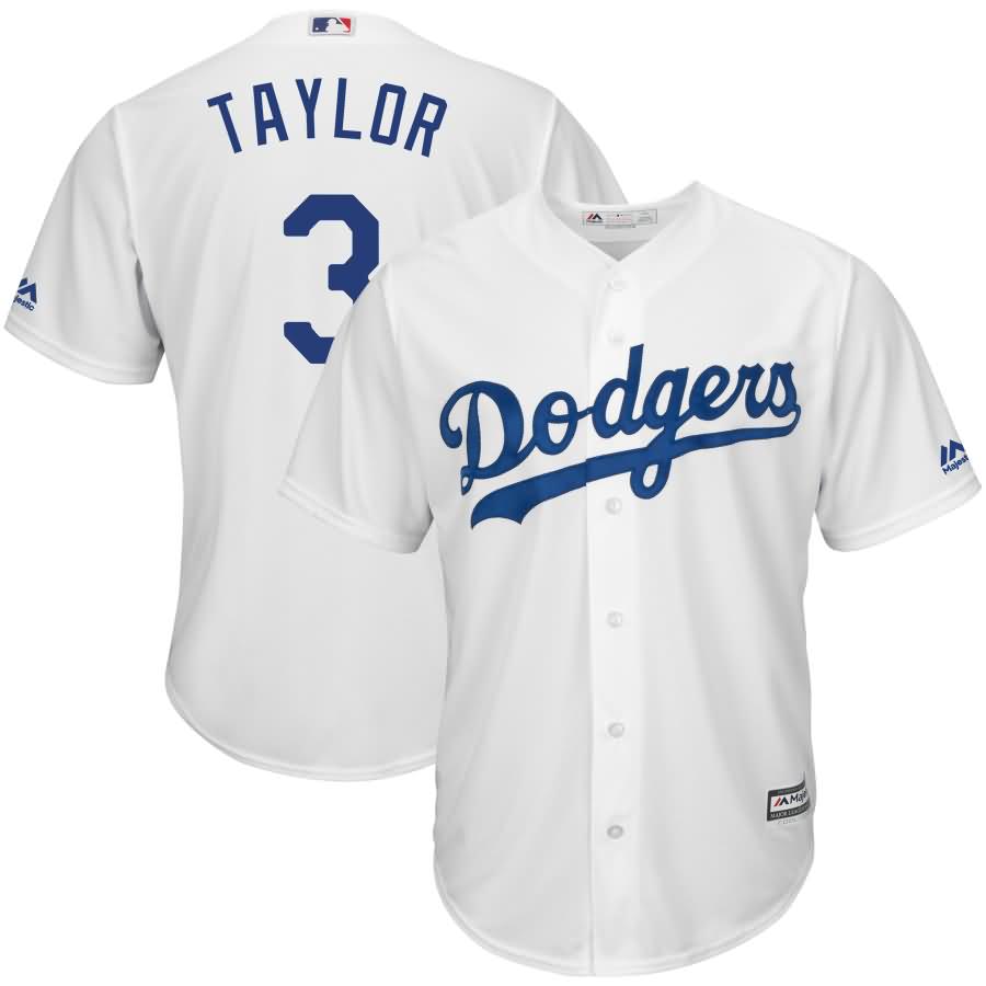 Chris Taylor Los Angeles Dodgers Majestic Cool Base Player Replica Jersey - White