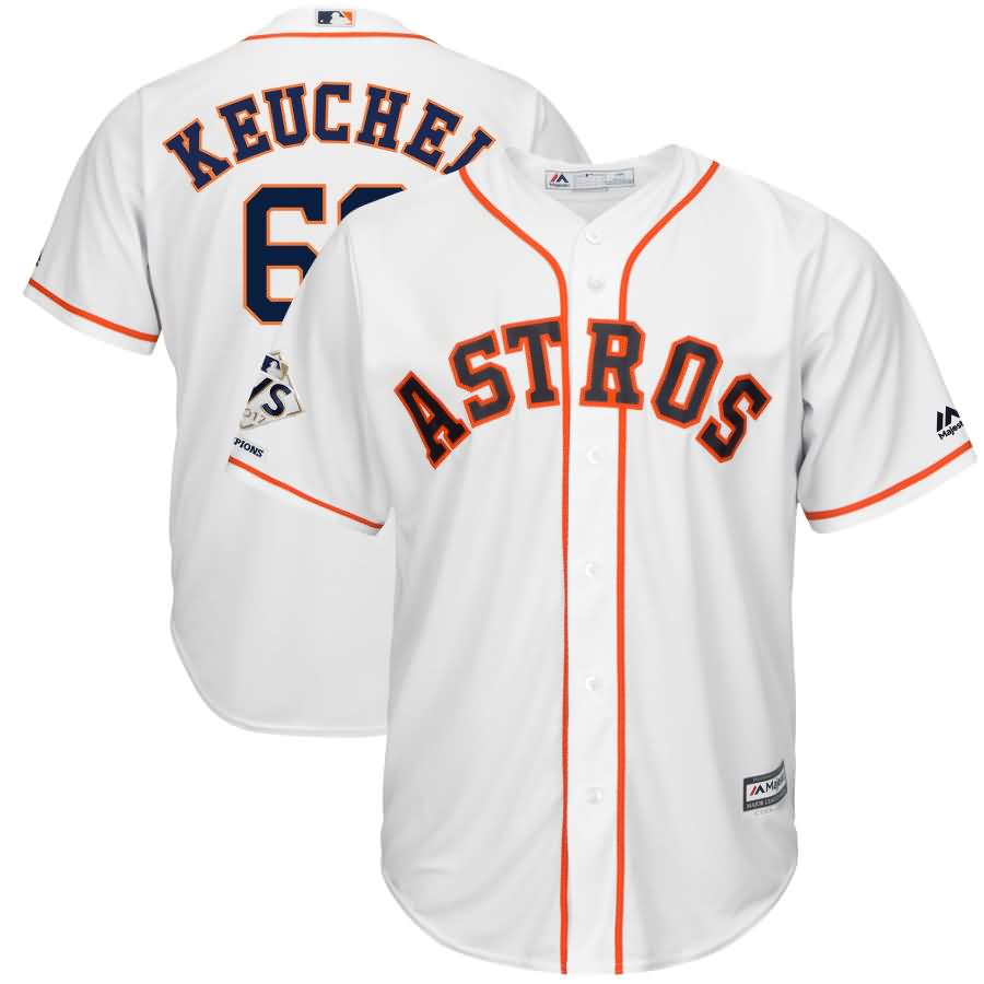 Dallas Keuchel Houston Astros Majestic 2017 World Series Champions Cool Base Player Jersey - White