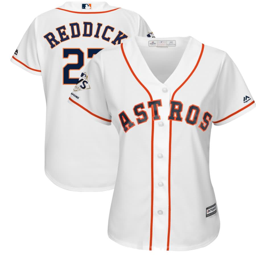 Josh Reddick Houston Astros Majestic Women's 2017 World Series Champions Cool Base Player Jersey - White