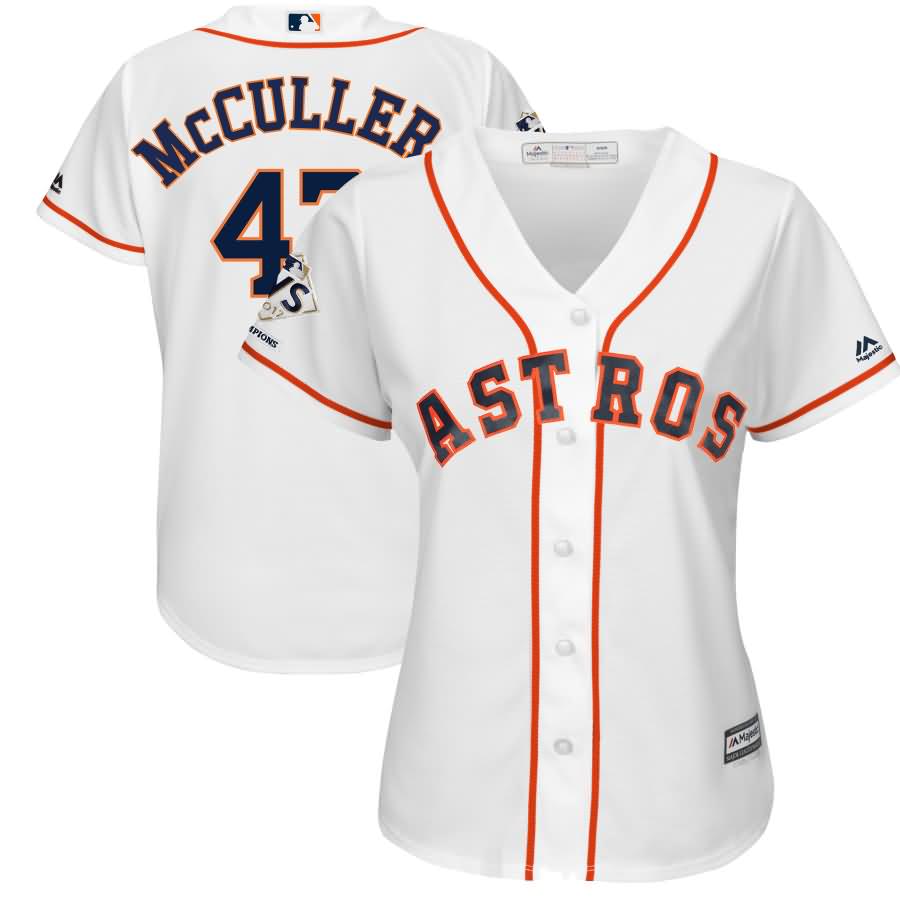 Lance McCullers Houston Astros Majestic Women's 2017 World Series Champions Cool Base Player Jersey - White