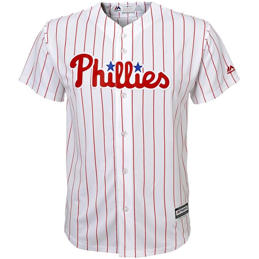 Carlos Santana Philadelphia Phillies Majestic Official Cool Base Player Jersey - White