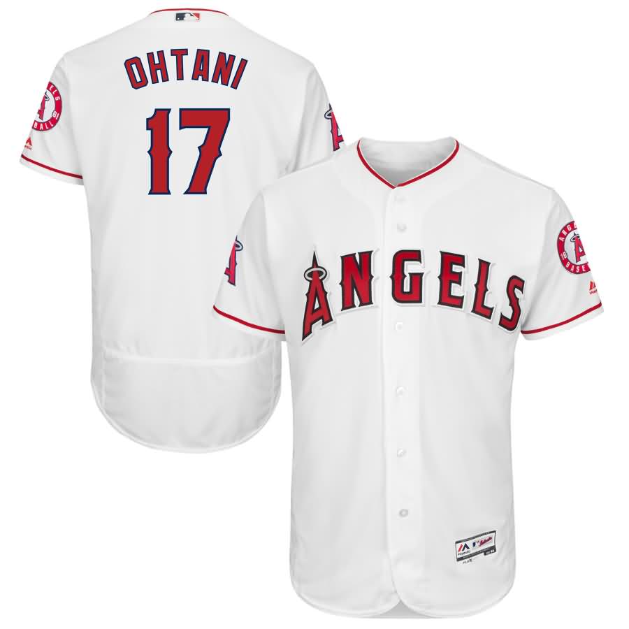 Shohei Ohtani Los Angeles Angels Majestic Flexbase Authentic Collection Player Jersey - White