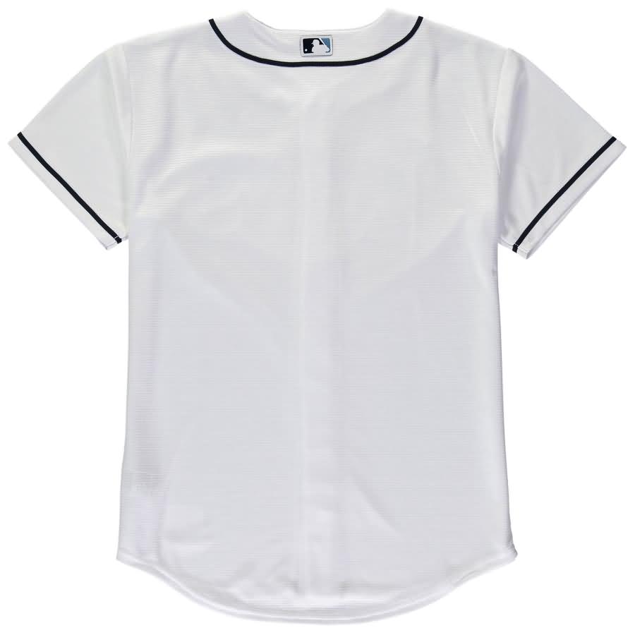 Tampa Bay Rays Youth Replica Blank Team Jersey - White