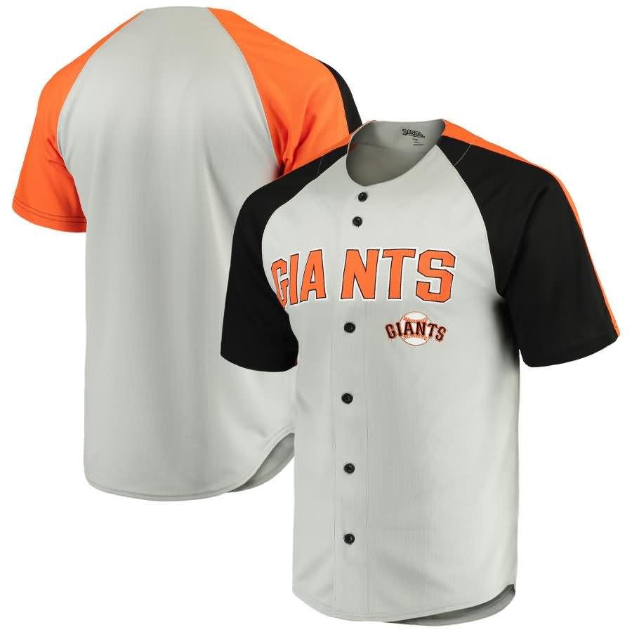 San Francisco Giants Stitches Lightweight Mesh Jersey - Gray/Black