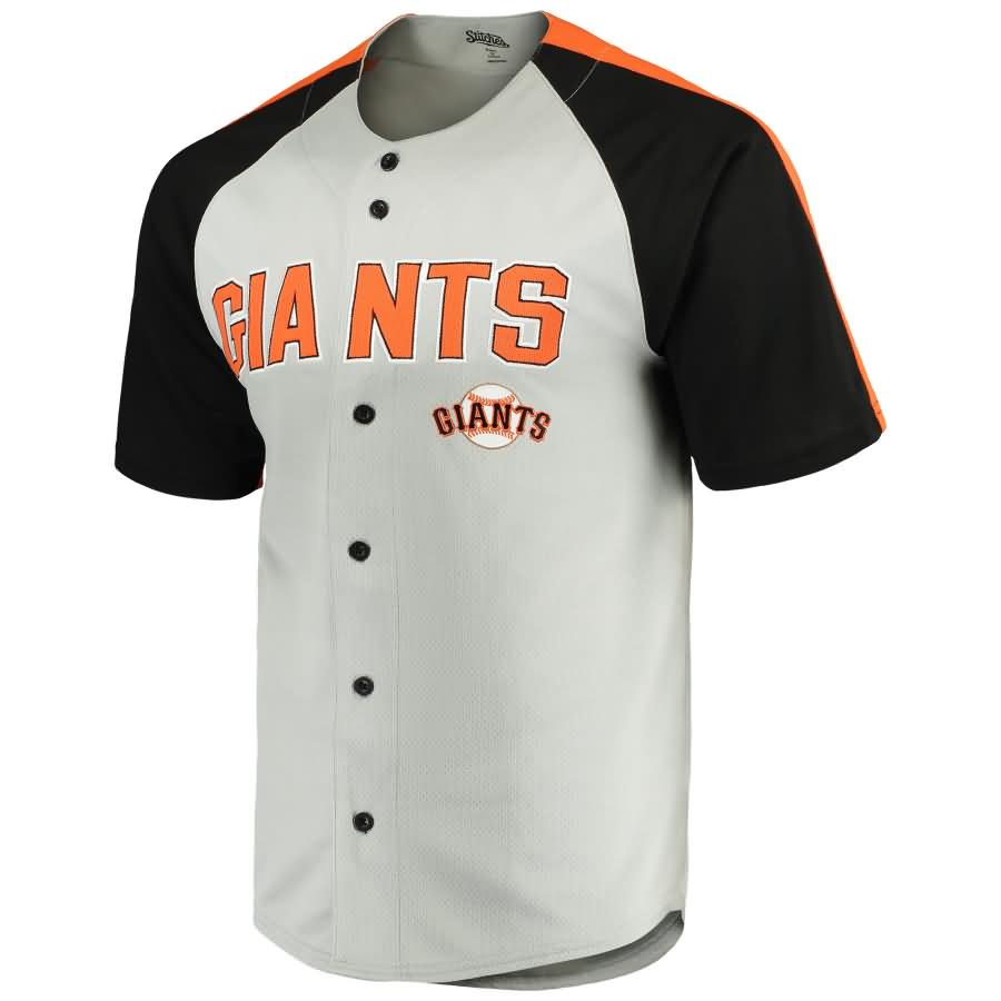 San Francisco Giants Stitches Lightweight Mesh Jersey - Gray/Black