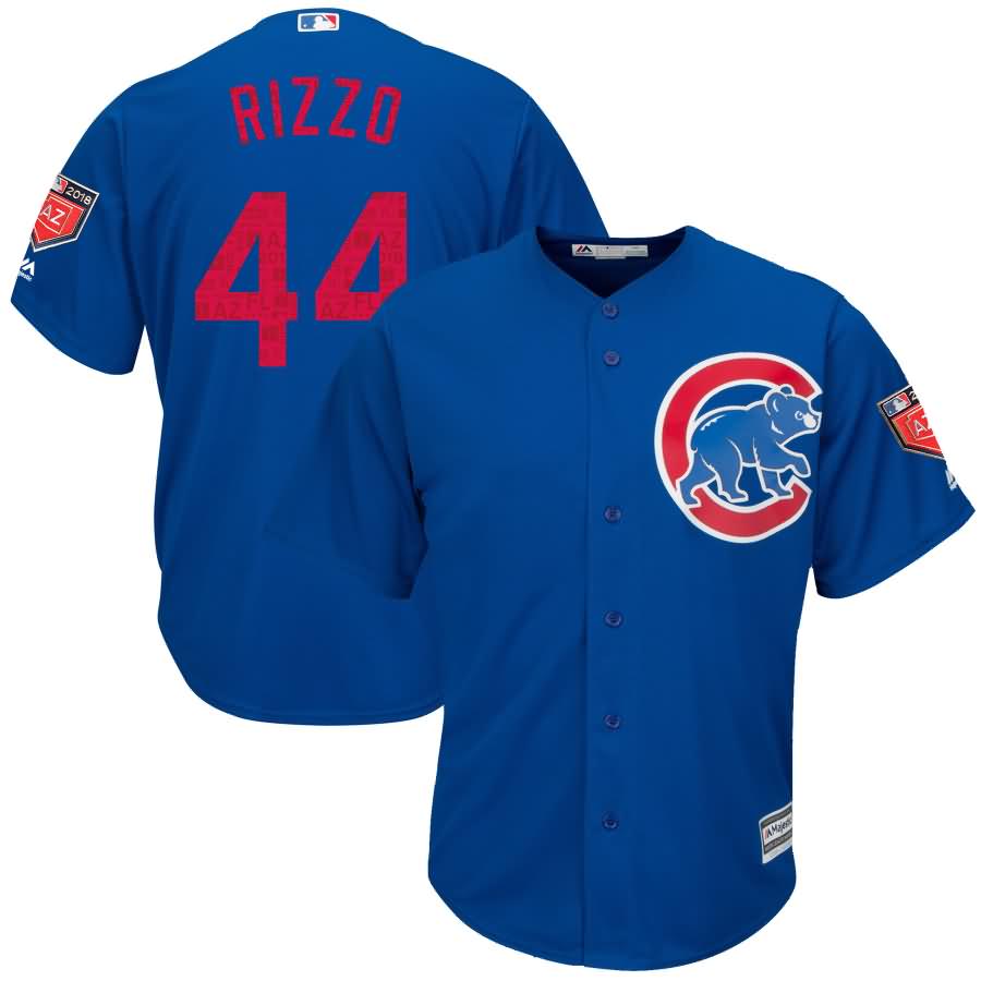 Anthony Rizzo Chicago Cubs Majestic 2018 Spring Training Cool Base Player Jersey - Royal