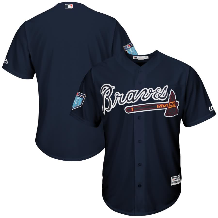 Atlanta Braves Majestic 2018 Spring Training Cool Base Team Jersey - Navy