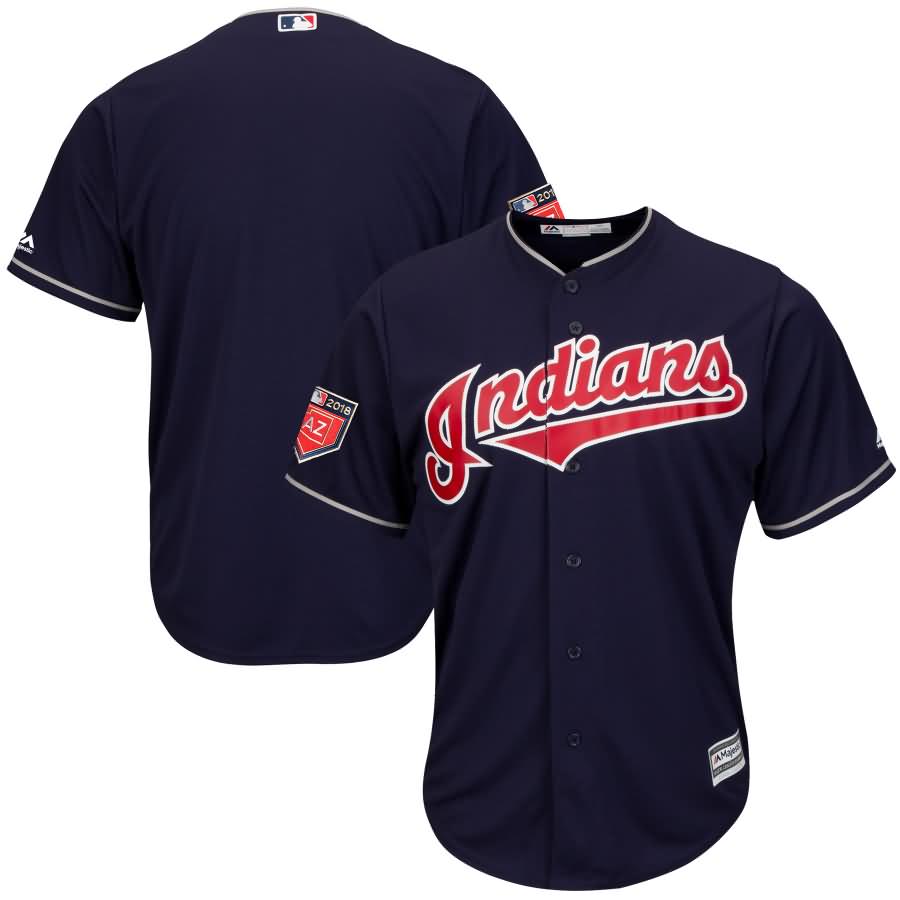 Cleveland Indians Majestic 2018 Spring Training Cool Base Team Jersey - Navy