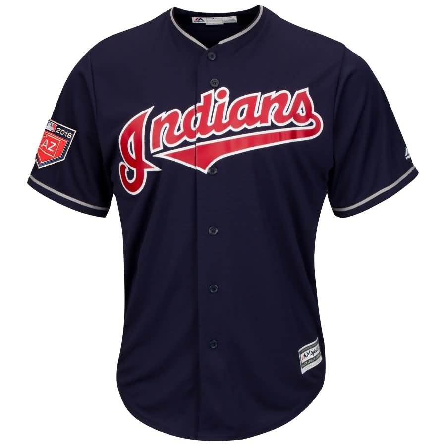 Cleveland Indians Majestic 2018 Spring Training Cool Base Team Jersey - Navy