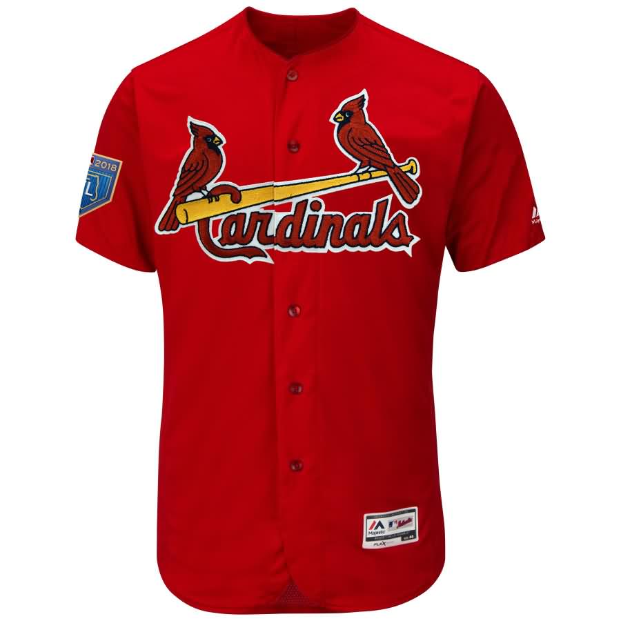 St. Louis Cardinals Majestic 2018 Spring Training Flex Base Team Jersey - Scarlet