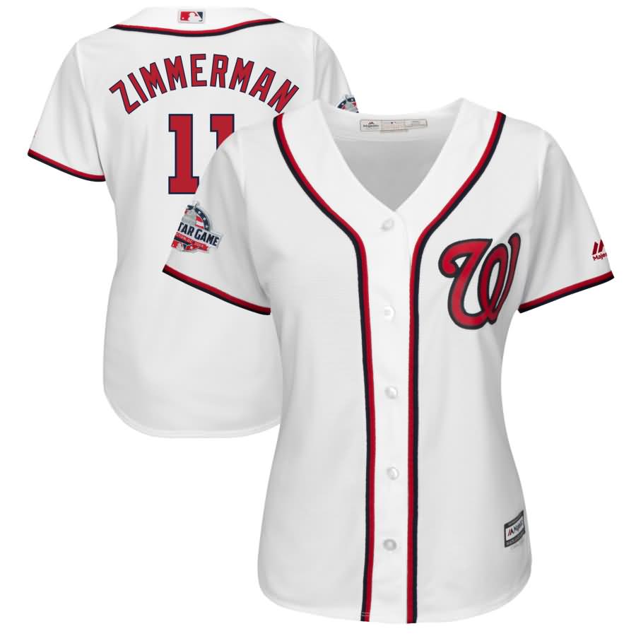 Ryan Zimmerman Washington Nationals Majestic Women's 2018 All-Star Game Home Cool Base Player Jersey - White