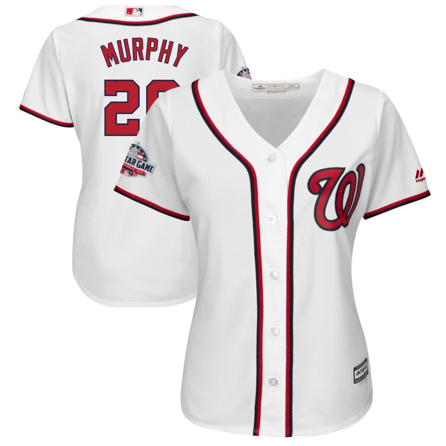 Daniel Murphy Washington Nationals Majestic Women's 2018 All-Star Game Home Cool Base Player Jersey - White