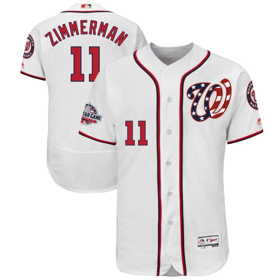 Ryan Zimmerman Washington Nationals Majestic 2018 All-Star Game Home Alternate Flex Base Player Jersey - White