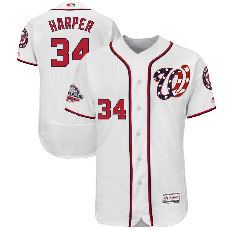 Bryce Harper Washington Nationals Majestic 2018 All-Star Game Home Alternate Flex Base Player Jersey - White