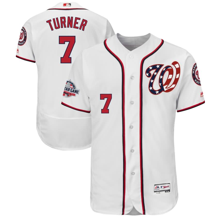 Trea Turner Washington Nationals Majestic 2018 All-Star Game Home Alternate Flex Base Player Jersey - White