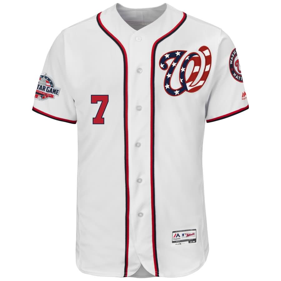 Trea Turner Washington Nationals Majestic 2018 All-Star Game Home Alternate Flex Base Player Jersey - White