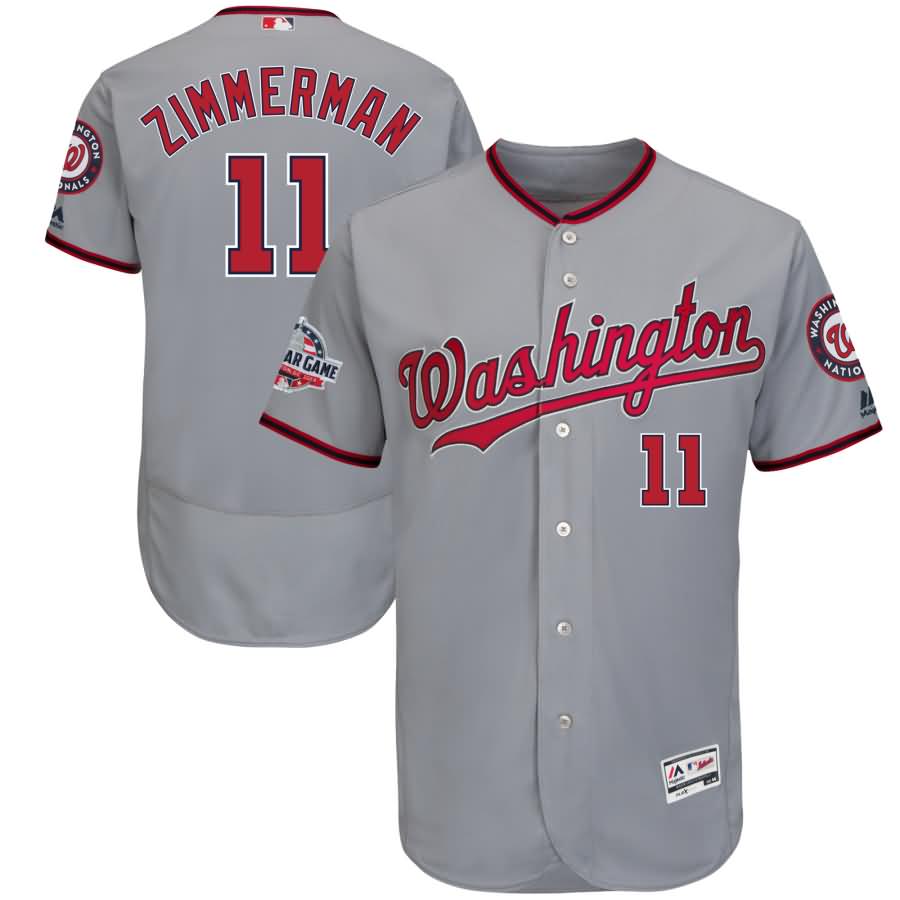 Ryan Zimmerman Washington Nationals Majestic 2018 All-Star Game Road Flex Base Player Jersey - Gray