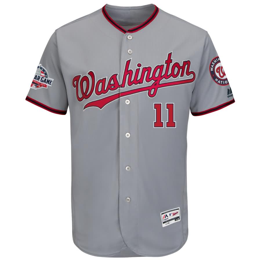 Ryan Zimmerman Washington Nationals Majestic 2018 All-Star Game Road Flex Base Player Jersey - Gray