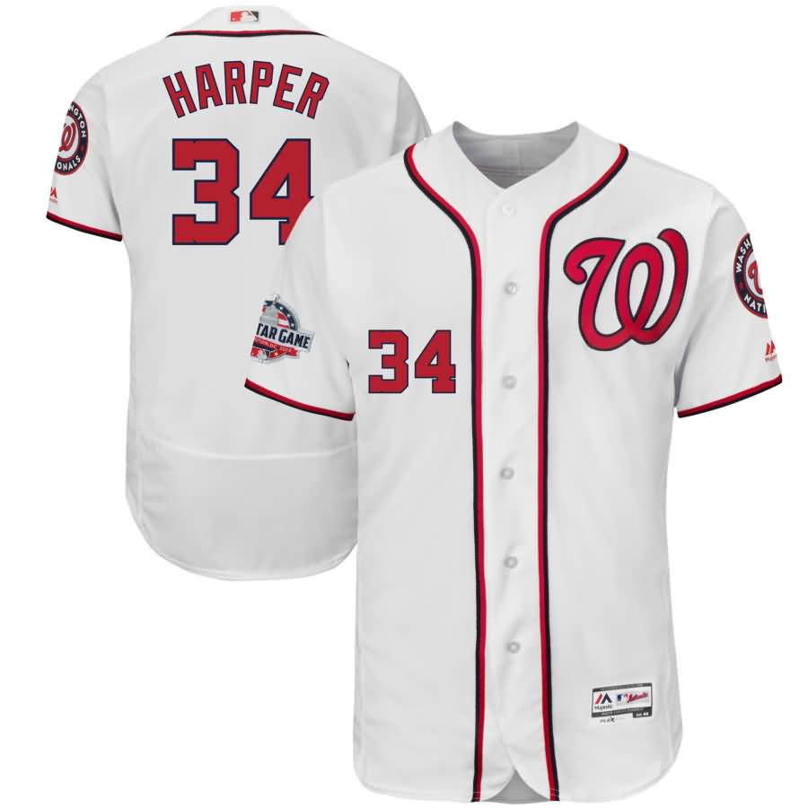 Bryce Harper Washington Nationals Majestic 2018 All-Star Game Home Flex Base Player Jersey - White