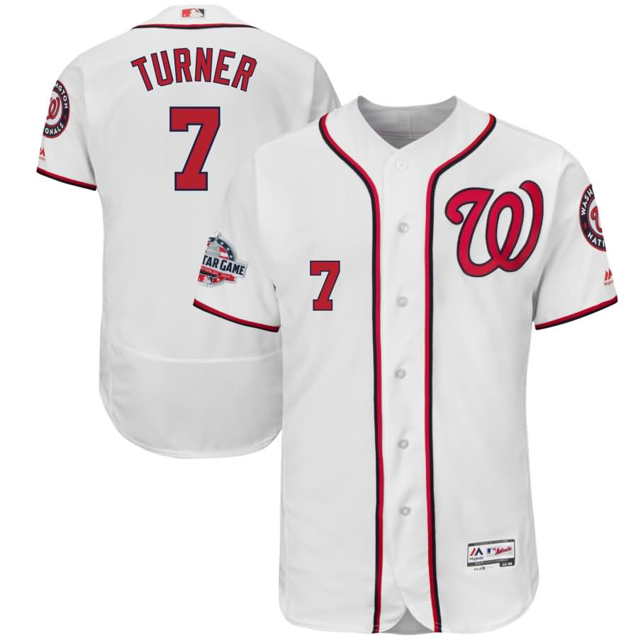 Trea Turner Washington Nationals Majestic 2018 All-Star Game Home Flex Base Player Jersey - White