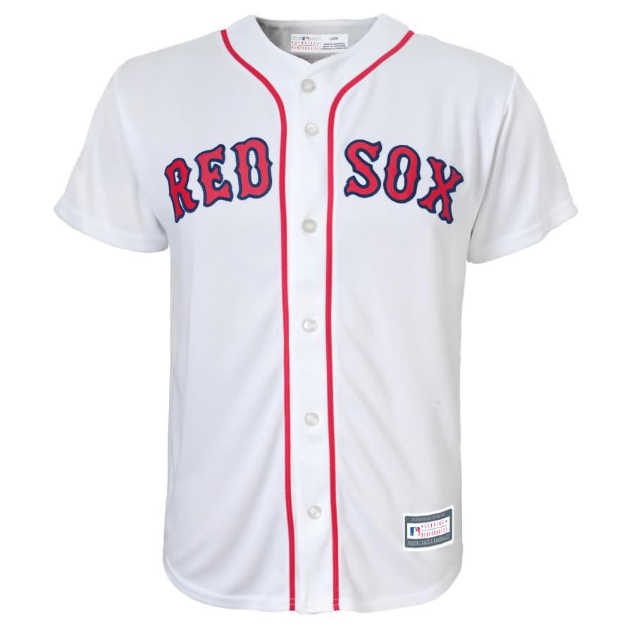 Dustin Pedroia Boston Red Sox Youth Player Replica Jersey - White