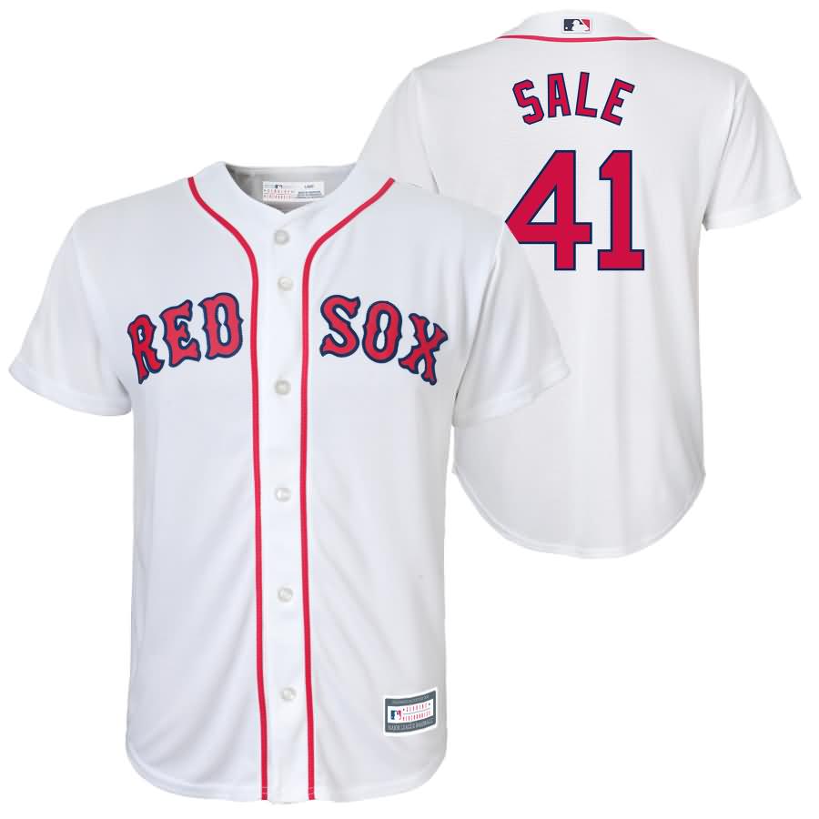 Chris Sale Boston Red Sox Youth Player Replica Jersey - White