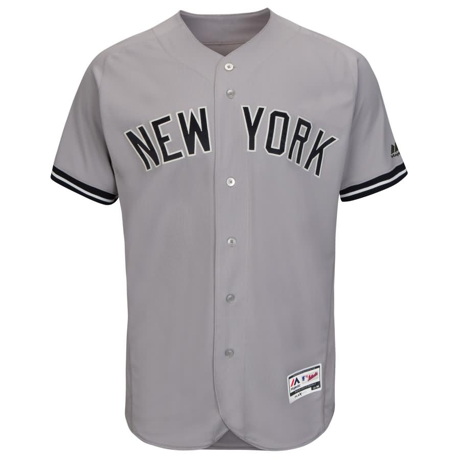 Giancarlo Stanton New York Yankees Majestic Flex Base Authentic Collection Player Jersey - Gray