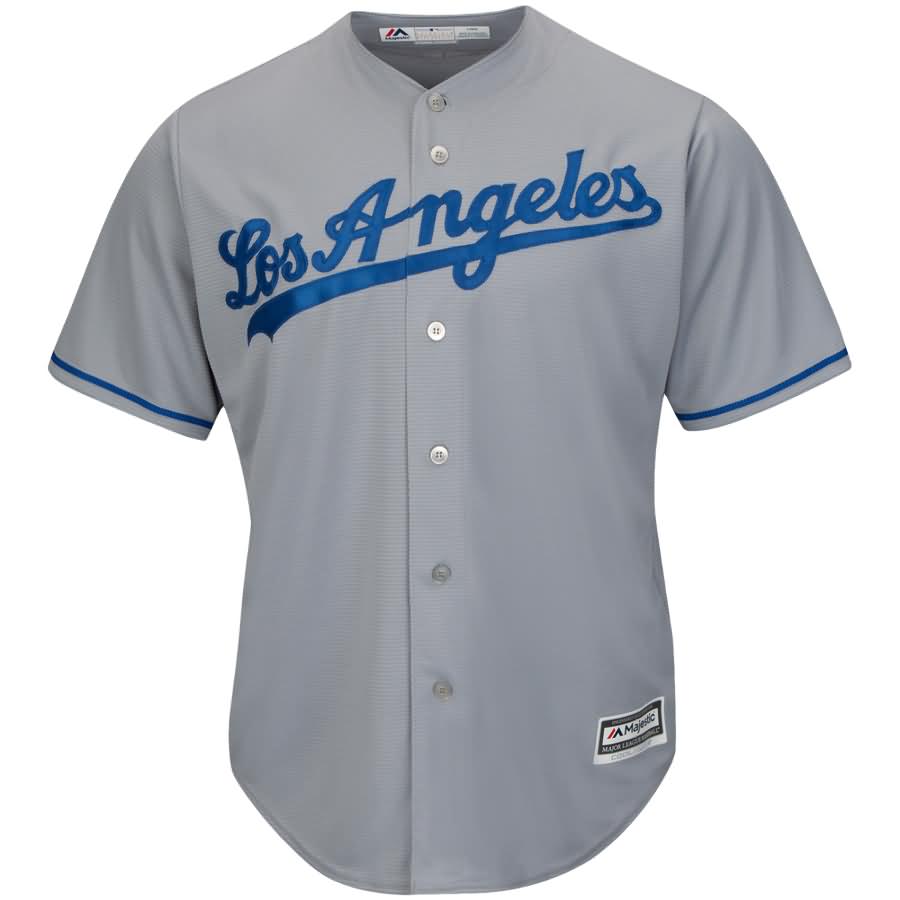 Cody Bellinger Los Angeles Dodgers Majestic Wordmark Cool Base Player Replica Jersey - Gray